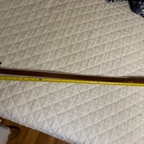 NWT - Vineyard Vines Men's Canvas Trim Leather Belt - size 36 - Picture 7 of 7